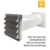 EASYTEC® Energiesparender Wandmontage Mauerkasten Ø 150 mm  Vergleich